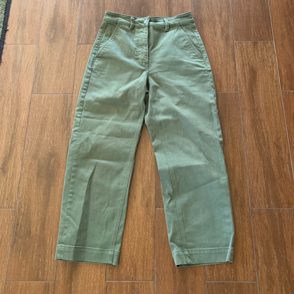 Everlane straight leg crop pants